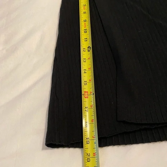 FREE PEOPLE FAUX WRAP RIBBED SKIRT - Picture 7 of 9